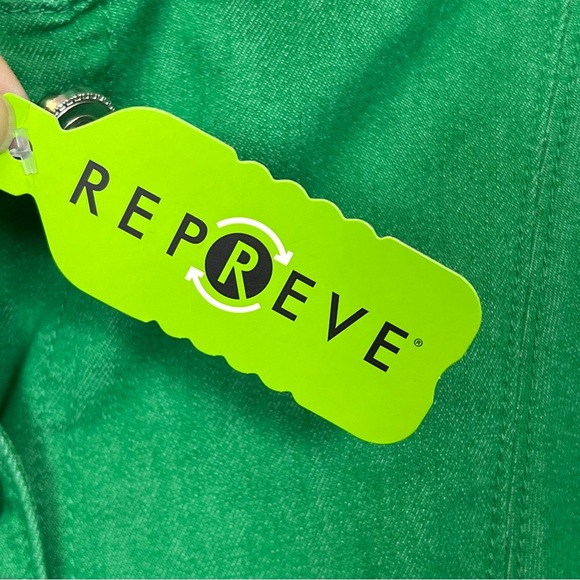 Studio Park x Jane Treacy Women's Green Denim Jacket Size S - Picture 6 of 13